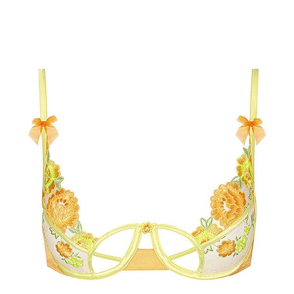 For Love and Lemons Neon Rose Embroidered SET - Picture 4 of 9